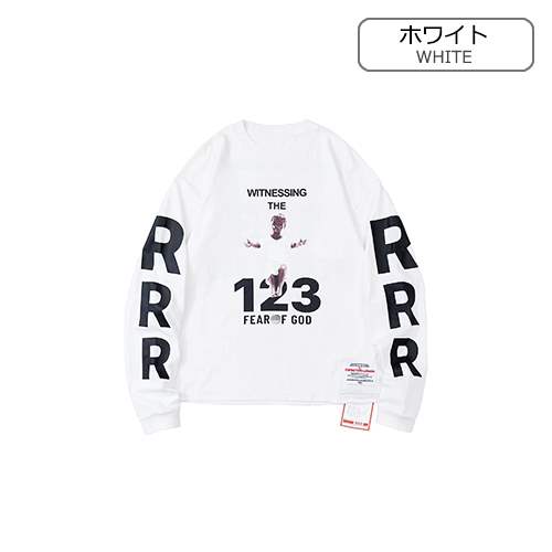 アルアルアル123 偽物× フィアオブゴッド メンズ レディース 長袖Tシャツ