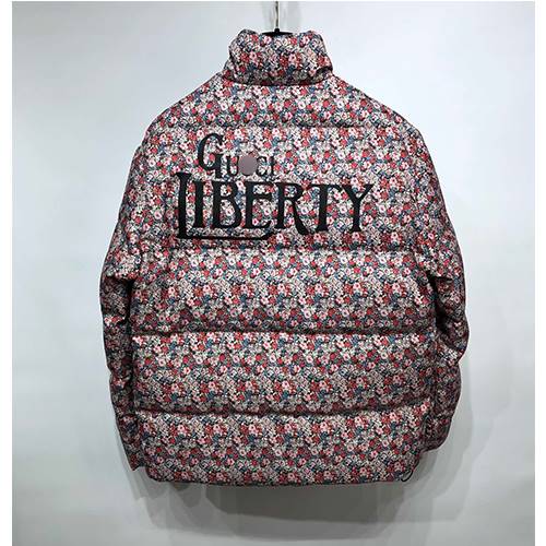 グッチ偽物LIBERTY 秋冬　ダウンジャケット