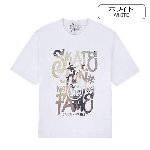 ランバンスーパーコピー メンズ レディース 半袖Tシャツ