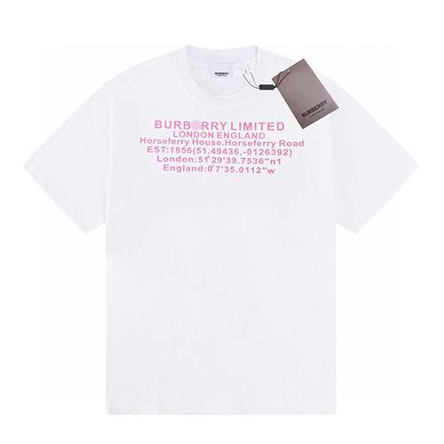 【バーバリー】メンズ レディース 半袖Tシャツ 
