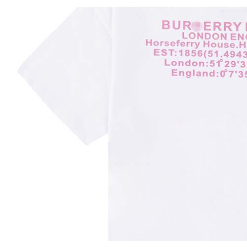 【バーバリー】メンズ レディース 半袖Tシャツ 
