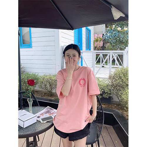 クロムハーツ メンズ レディース 半袖Tシャツ