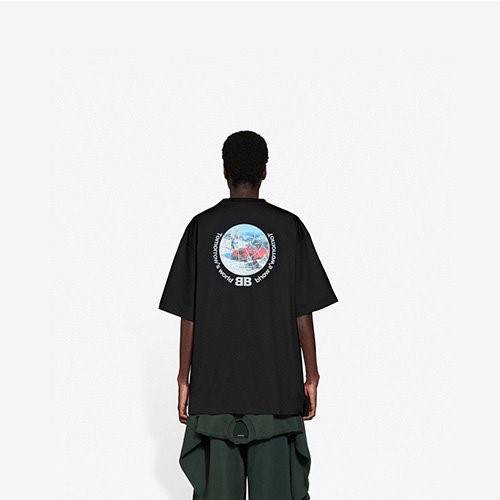 【バレンシアガ】メンズ レディース 半袖Tシャツ  