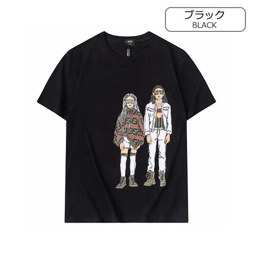 【フェンディ】メンズ レディース 半袖Tシャツ 