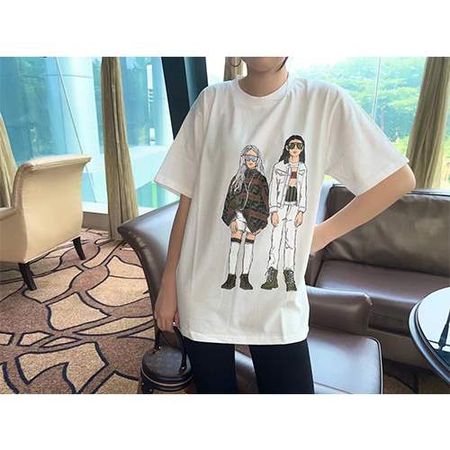 【フェンディ】メンズ レディース 半袖Tシャツ 