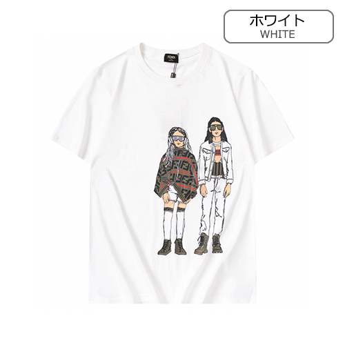 【フェンディ】メンズ レディース 半袖Tシャツ 