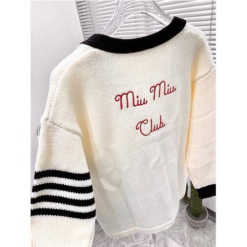 【MIU MIU】メンズ レディース ニットカーディガン