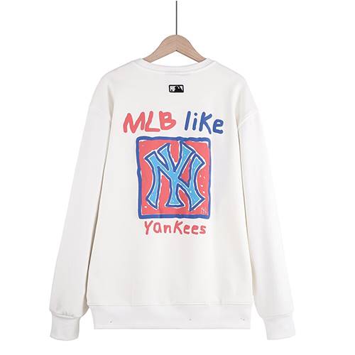 【MLB】メンズ レディース 長袖　スウェットTシャツ 