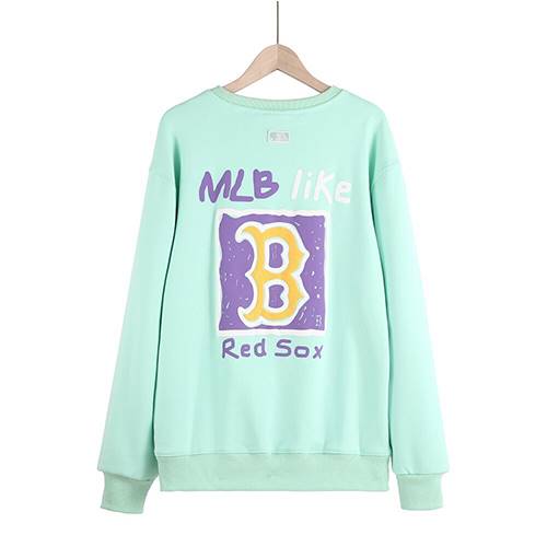 【MLB】メンズ レディース 長袖　スウェットTシャツ 