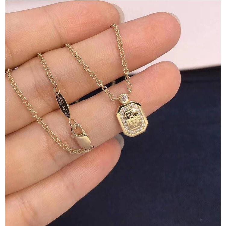 【HARRY  WISTON】18Kゴールド+南アフリカダイヤモンド ネックレス アクセサリー    