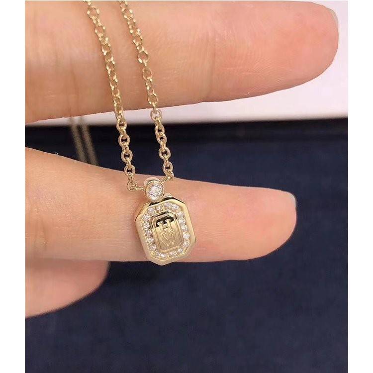 【HARRY  WISTON】18Kゴールド+南アフリカダイヤモンド ネックレス アクセサリー    