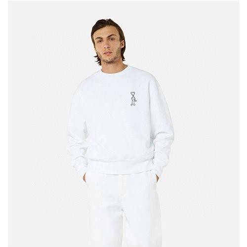 【AMI】メンズ レディース 長袖　スウェットTシャツ  