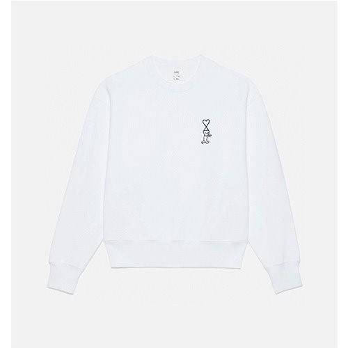 【AMI】メンズ レディース 長袖　スウェットTシャツ  