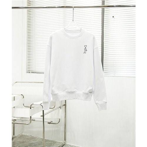 【AMI】メンズ レディース 長袖　スウェットTシャツ  