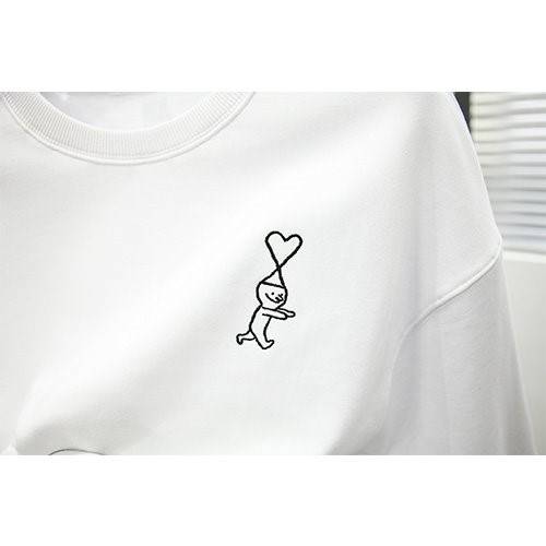 【AMI】メンズ レディース 長袖　スウェットTシャツ  