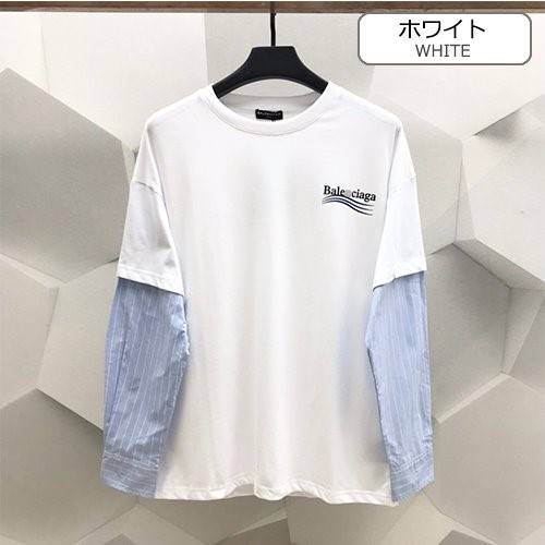 【バレンシアガ】メンズ レディース 長袖Tシャツ