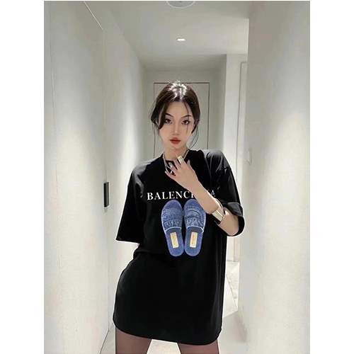 【バレンシアガ】メンズ レディース 半袖Tシャツ 