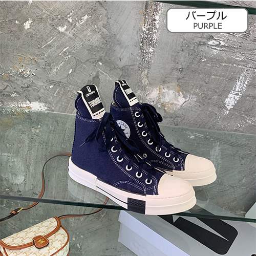 リックオウエンス スーパーコピー × CONVERS メンズ レディース  スニーカー