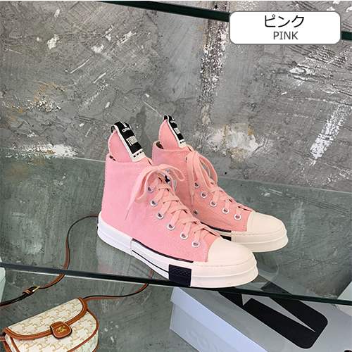 リックオウエンス スーパーコピー × CONVERS メンズ レディース  スニーカー