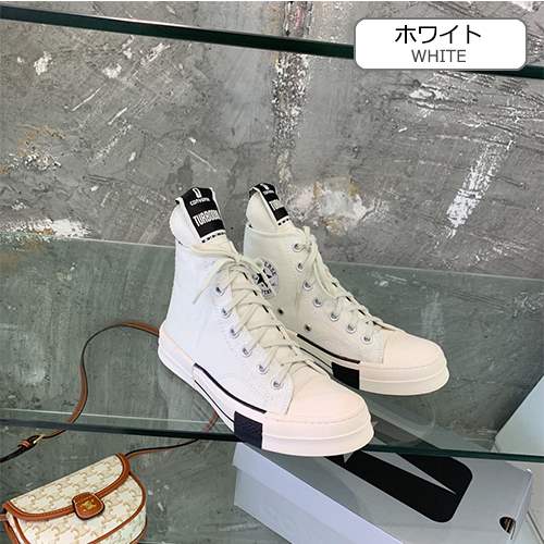 リックオウエンス スーパーコピー × CONVERS メンズ レディース  スニーカー