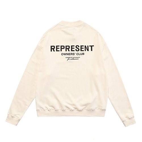 【REPRESENT】メンズ レディース 長袖　スウェットTシャツ 