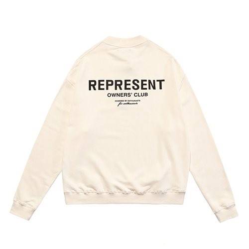 【REPRESENT】メンズ レディース 長袖　スウェットTシャツ 