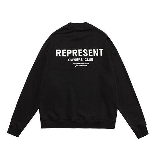 【REPRESENT】メンズ レディース 長袖　スウェットTシャツ 