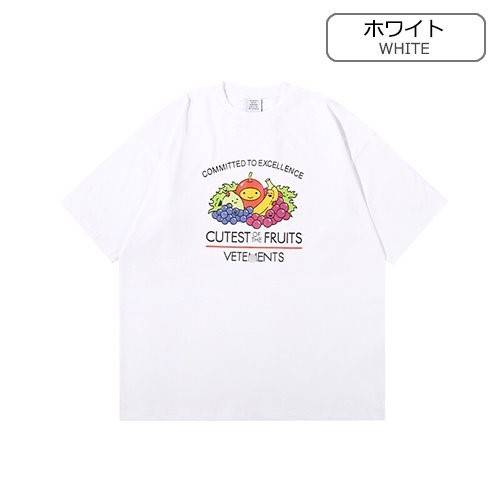 【ヴェトモン】メンズ レディース 半袖Tシャツ  