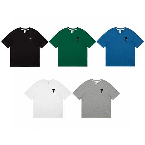 【アミ】×【PUMA】メンズ レディース 半袖Tシャツ 