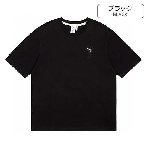 【アミ】×【PUMA】メンズ レディース 半袖Tシャツ 