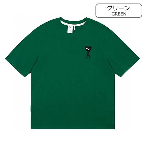 【アミ】×【PUMA】メンズ レディース 半袖Tシャツ 