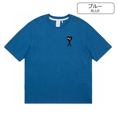【アミ】×【PUMA】メンズ レディース 半袖Tシャツ 