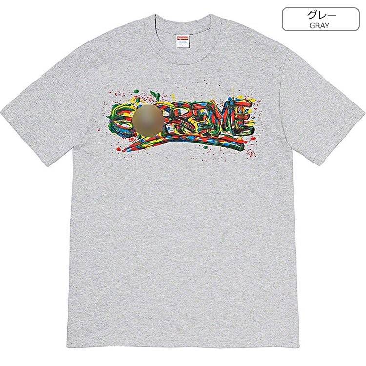 【シュプリ*ム S*PREME】高品質 メンズ レディース  半袖Tシャツ 