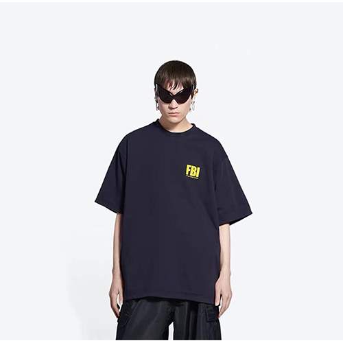【バレンシアガ】両面 メンズ レディース 半袖Tシャツ 