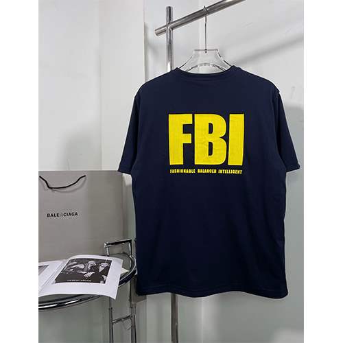 【バレンシアガ】両面 メンズ レディース 半袖Tシャツ 