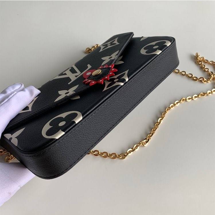 ルイヴィトンコピークラフティ ポシェット フェリシテ チェーン クラッチバッグ M69515