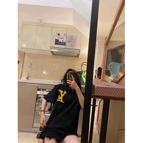 【ルイヴ*トン】メンズ レディース 半袖Tシャツ 