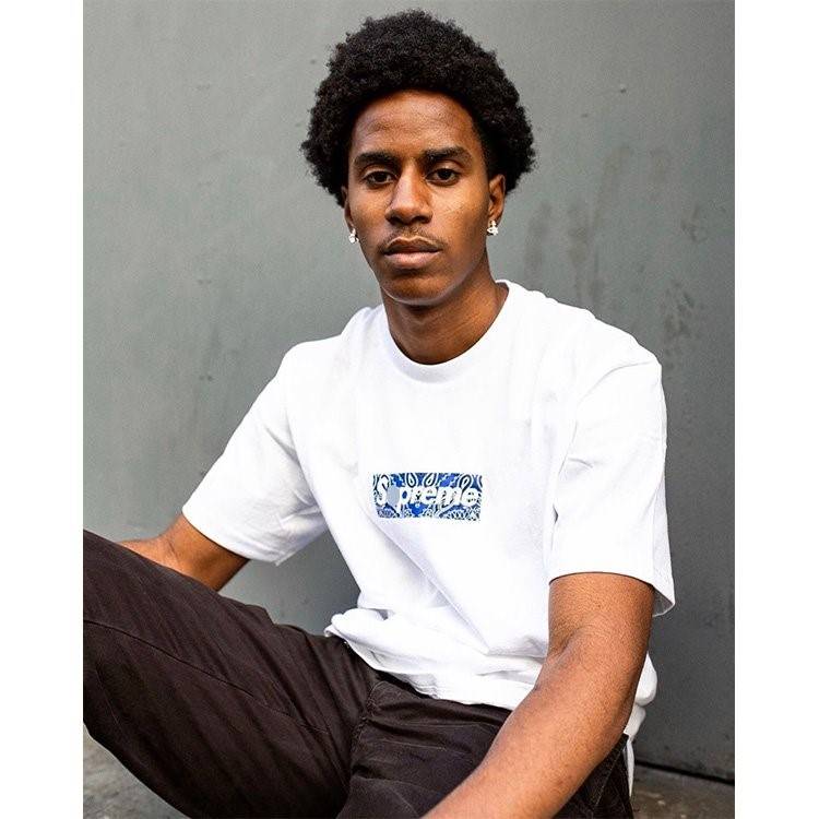 【シュプリ*ム S*PREME】19FW Bandana Box Logo Tee 高品質メンズ レディース 半袖Tシャツ 