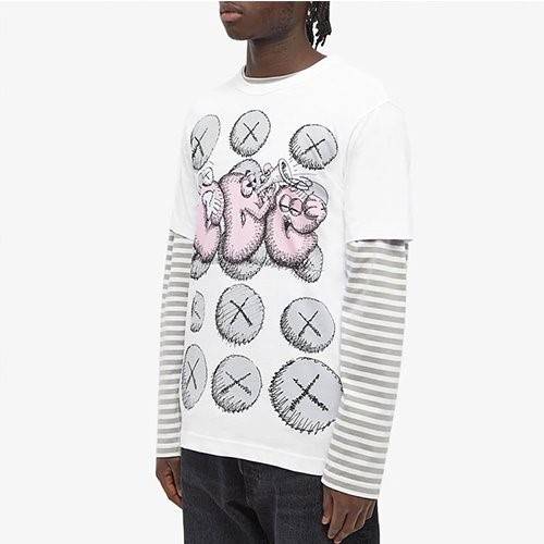 【コムデギャルソン】×【KAWS】メンズ レディース 半袖Tシャツ  