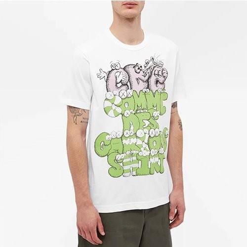 【コムデギャルソン】×【KAWS】メンズ レディース 半袖Tシャツ  