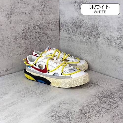 ナイキ×オフホワイトコピーBlazer Low メンズ   スニーカー