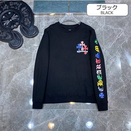 【クロムハーツ】メンズ レディース 長袖　スウェットTシャツ  