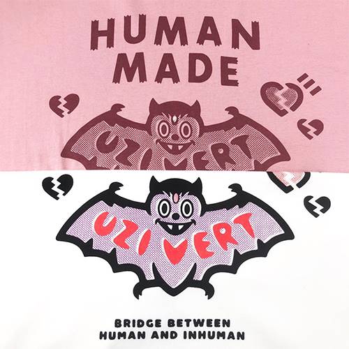 【HUMAN MADE】×【UZI VERT】メンズ レディース 長袖Tシャツ 