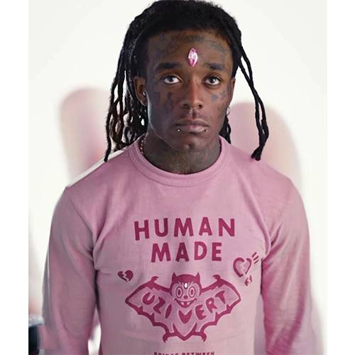 【HUMAN MADE】×【UZI VERT】メンズ レディース 長袖Tシャツ 