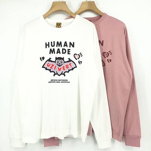 【HUMAN MADE】×【UZI VERT】メンズ レディース 長袖Tシャツ 