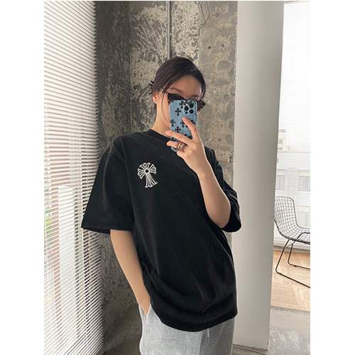 クロムハーツ偽物メンズ レディース 半袖Tシャツ