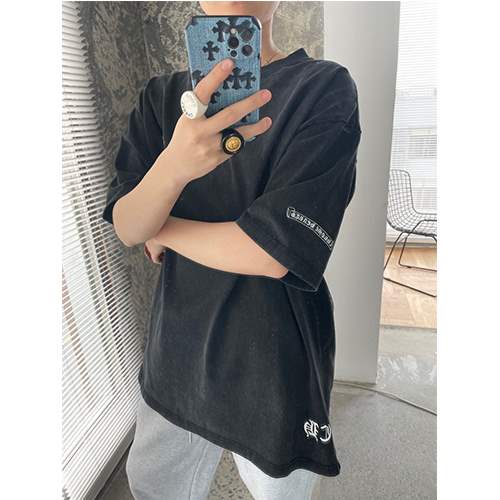 クロムハーツ偽物メンズ レディース 半袖Tシャツ