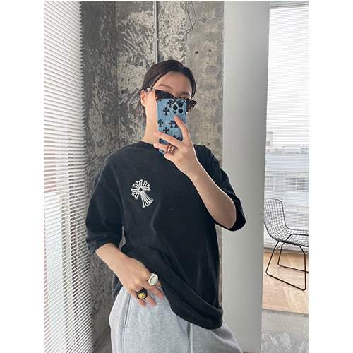 クロムハーツ偽物メンズ レディース 半袖Tシャツ