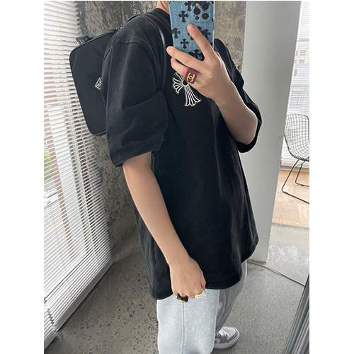 クロムハーツ偽物メンズ レディース 半袖Tシャツ