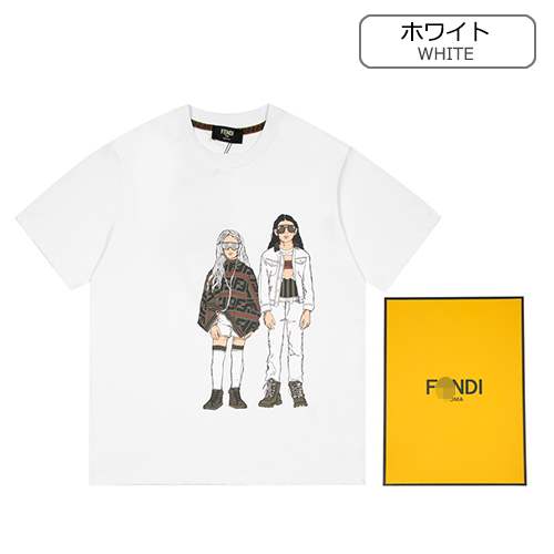 【フェンディ】メンズ レディース 半袖Tシャツ 